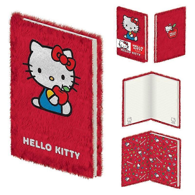 Hello Kitty A5 Plüschnotizbuch
