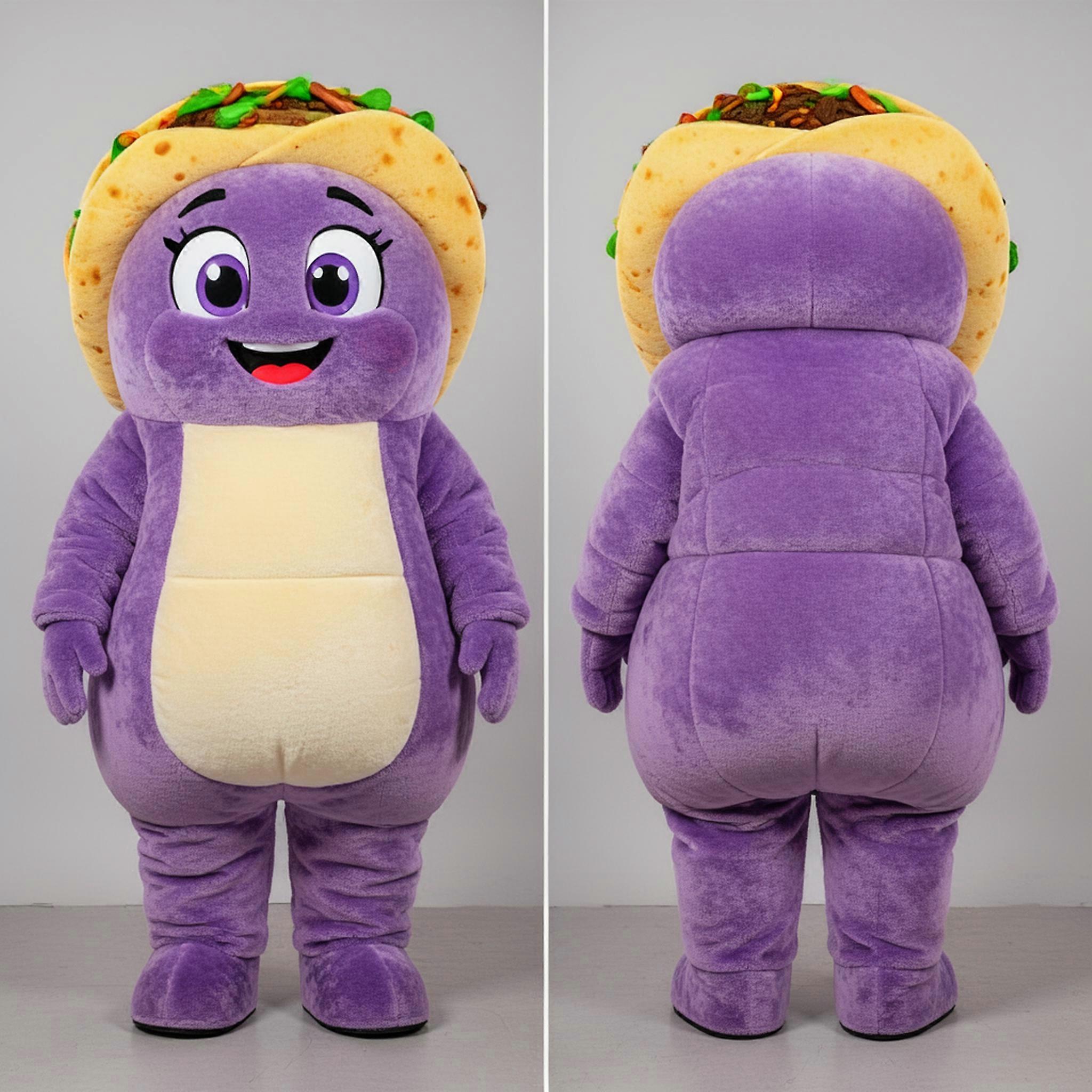 MASTICOT Lavender Cloud Soft Enchiladas Mascot