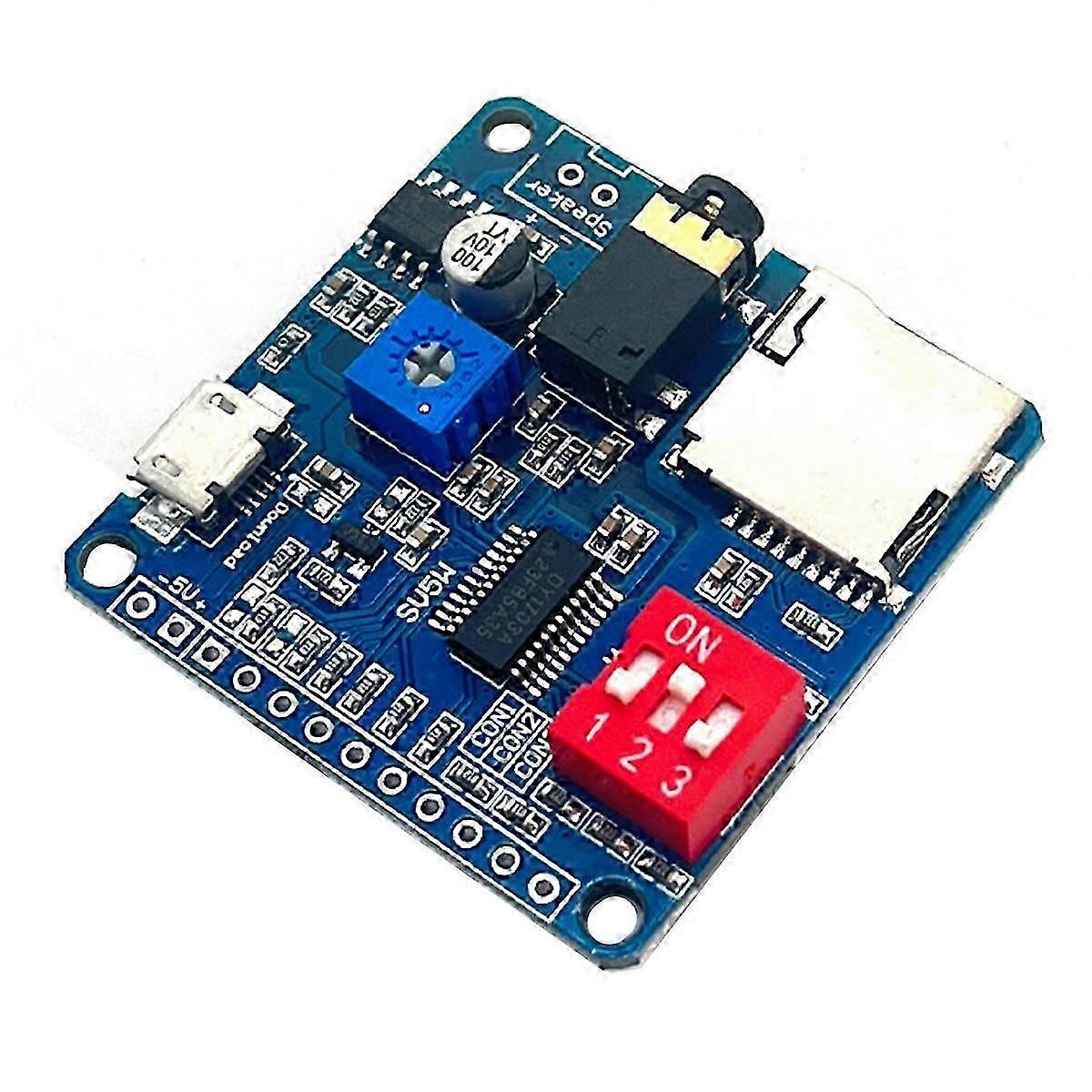 Voice Playback Module MP3 Player Module+256MB Memory Card UART I/O Trigger Class D Amplifier Board JN