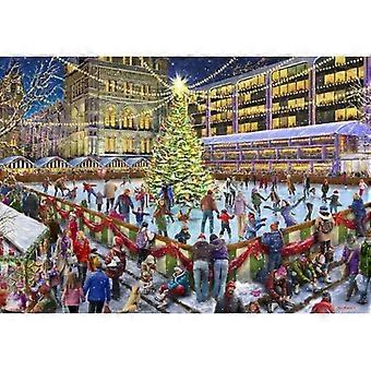 Christmas Skating 1000 Stukjes