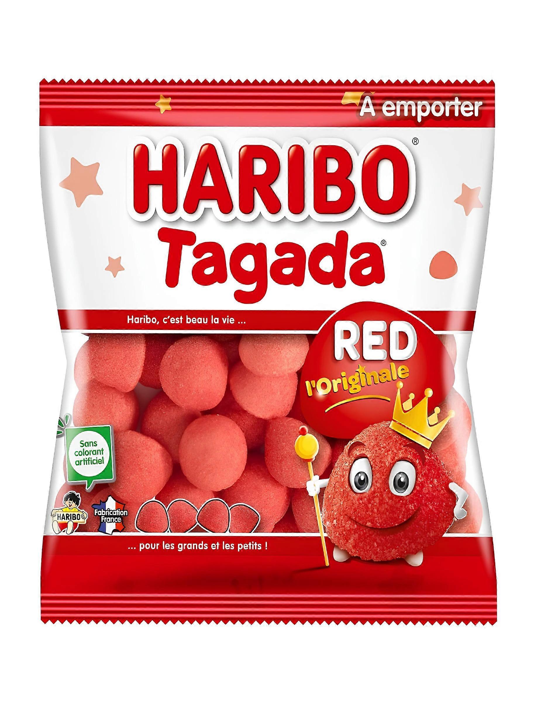Sachet bonbons Haribo fraises Tagada - 120 gr