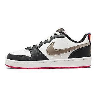 Nike Court Borough Low 2 Off Noir Pink Prime GS DJ0040-100