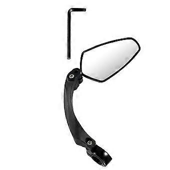 Espelho retrovisor preto para bicicleta, com rotação de 360 ​​graus, 1 unidade.