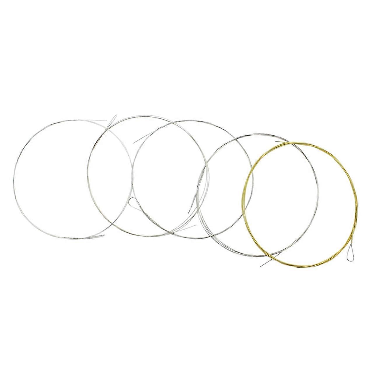 5 String Banjo Strings Set Coated Durable Replacement for Musicians with Exceptional Tone