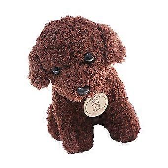 Dog Plush Toy Brown Stuffed Animal for Kids 1Pcs Cartoon Doll