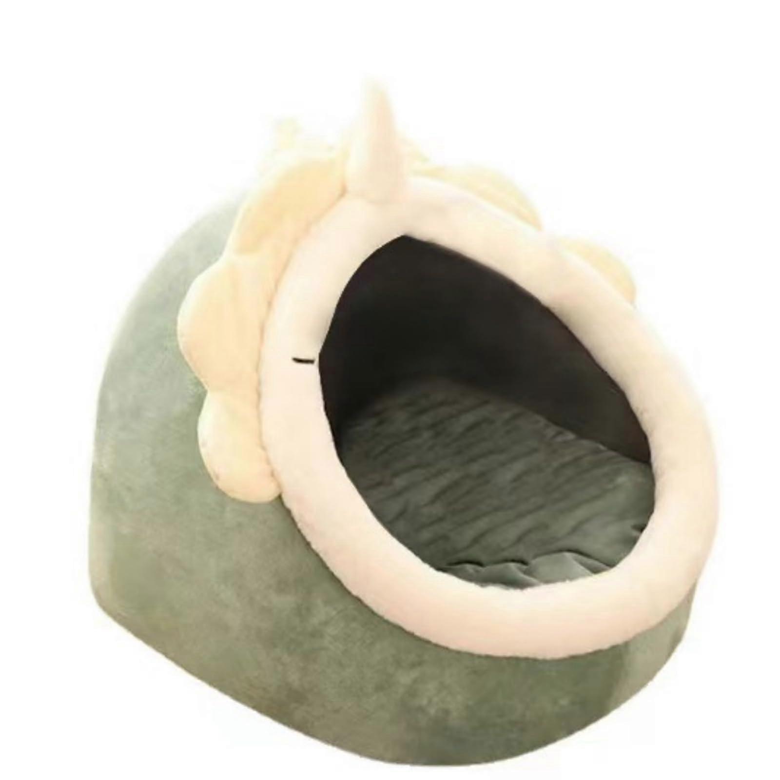 Cozy Semi-Closed Cat Cave Bed