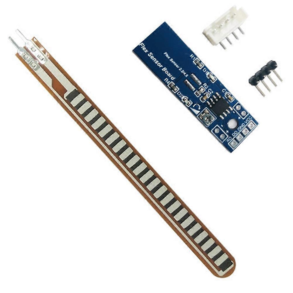 Flex Sensor 2.2 Inch Bend Flex Sensor compatible with Robotic Hand Electronic Gloves Flex2.2 Kit