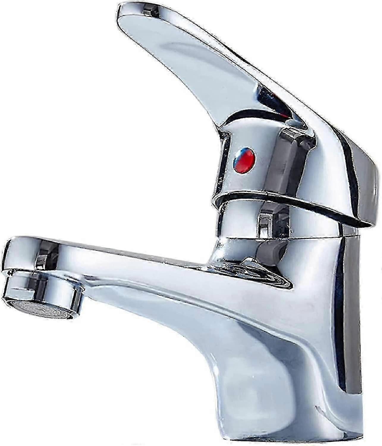 Basin Mixer Taps, Bathroom Mixer Tap, Solid Brass, Chrome Finish