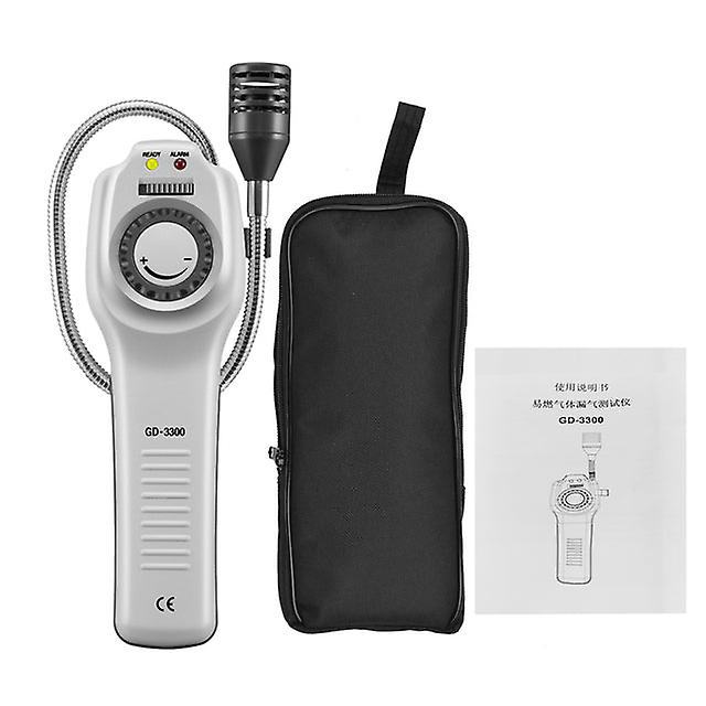 Gd-3300 Propane Methane Natural Gas Leak Detector With 16-inch Gooseneck Combustible Gas Sniff Adjustable Tick Rate Visible