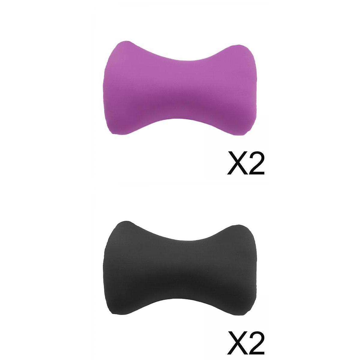 4 Pezzi Microbead Back Cuscino Collo Supporto Roll Cuscino 38x20cm