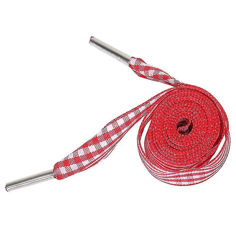120X3cm Unisex Shoelaces 1 Pair Of Grid Pattern Shoelace Practical Shoe Tie String Fashion Lace For