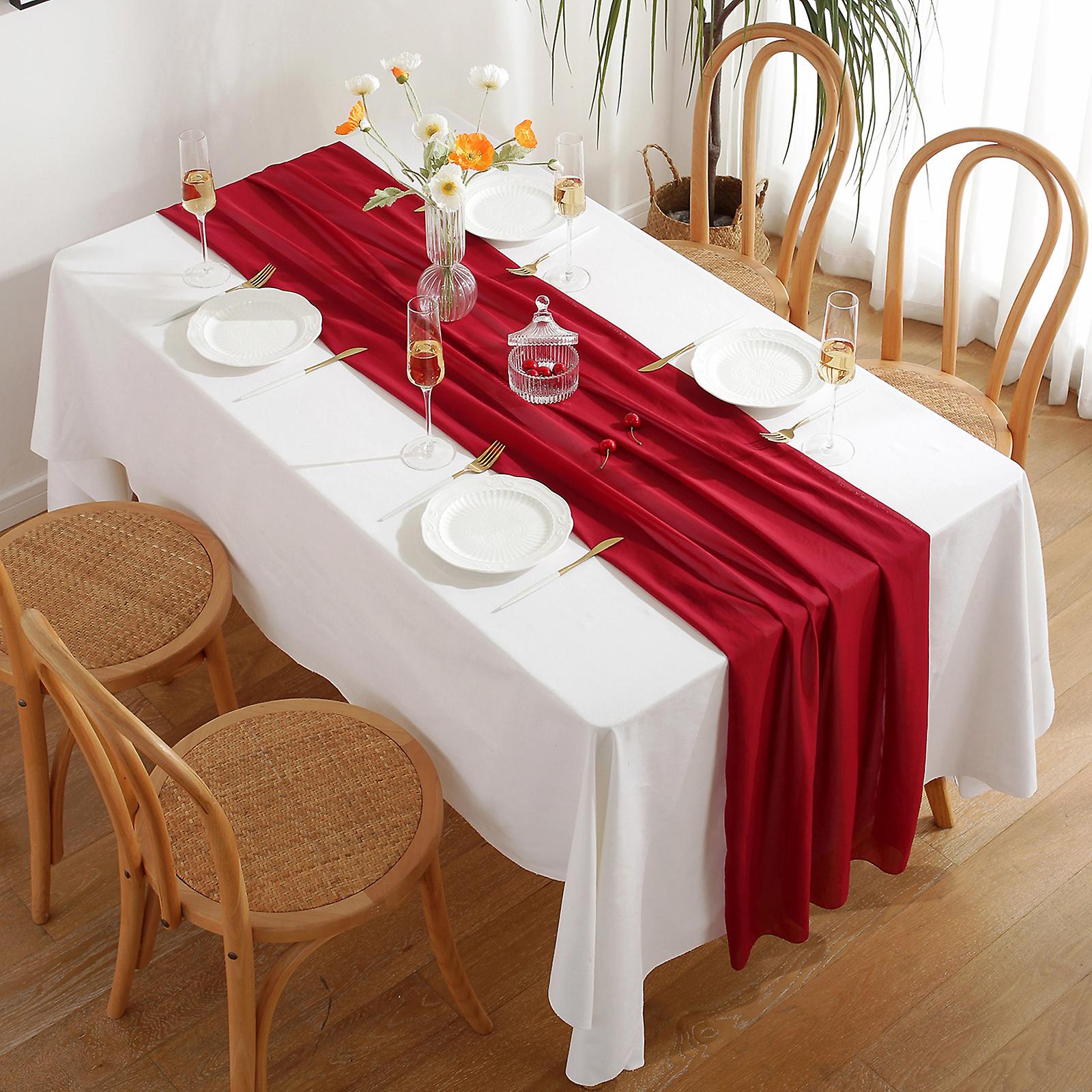 30*300 Table Runner Covers Table Decor Dining Party Kitchen Home Desk Decoration