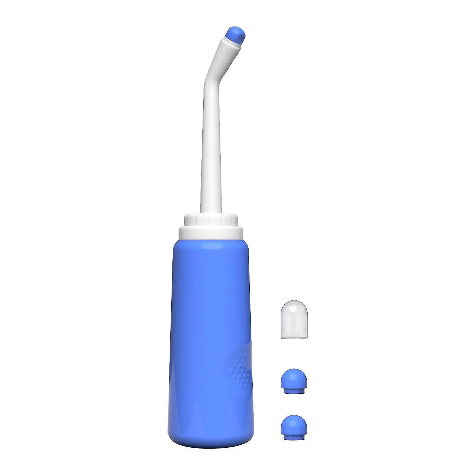 Portable Travel Bidet with 2 Nozzle Spray 500ml Travel Bidet Handheld Personal Bidet Empty Bottle