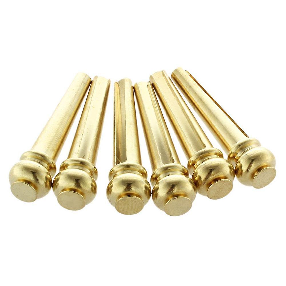 6PCS Pure Copper Guitar String Nail High Hardness Wear-Resistant High-Grade Ballad String Nail