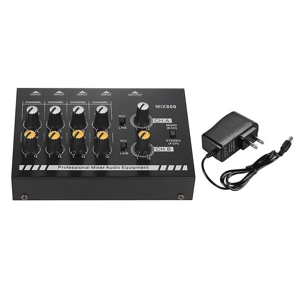Mix800サウンドミキサー 超小型8チャンネルカラオケシステム デジタル