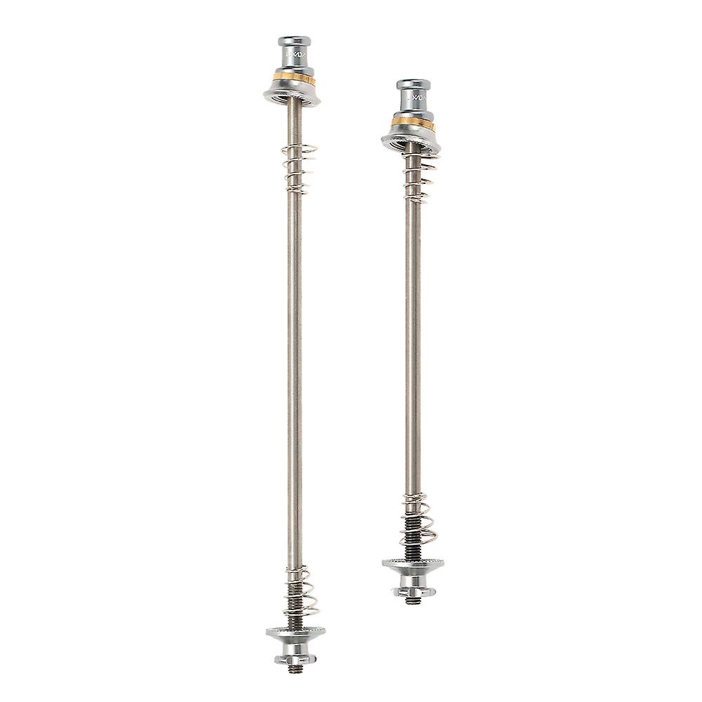 2pcs Ultralight Bicycle Skewers Quick Release Titanium Axle Skewer