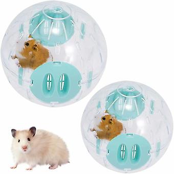 Hamster Ball Hamster Exercise Ball Hamster Running Wheel Exercise Wheels Toy Hamster Ball for Small Animals Chinchillas Mouse Running Sport 2 Pcs