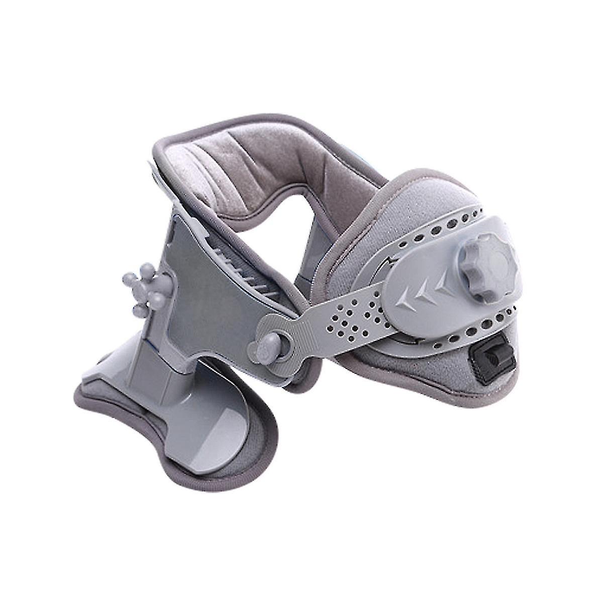 Heating Neck Traction Device Adjustable Collar Neck Stretcher Vertebra Spine Corrector Brace Support