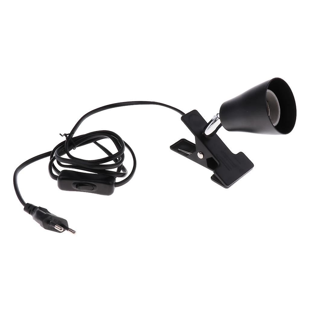 E27 Haustier Reptil Heizung Licht UVA UVB Birne Clamp Lampe Halter EU Stecker