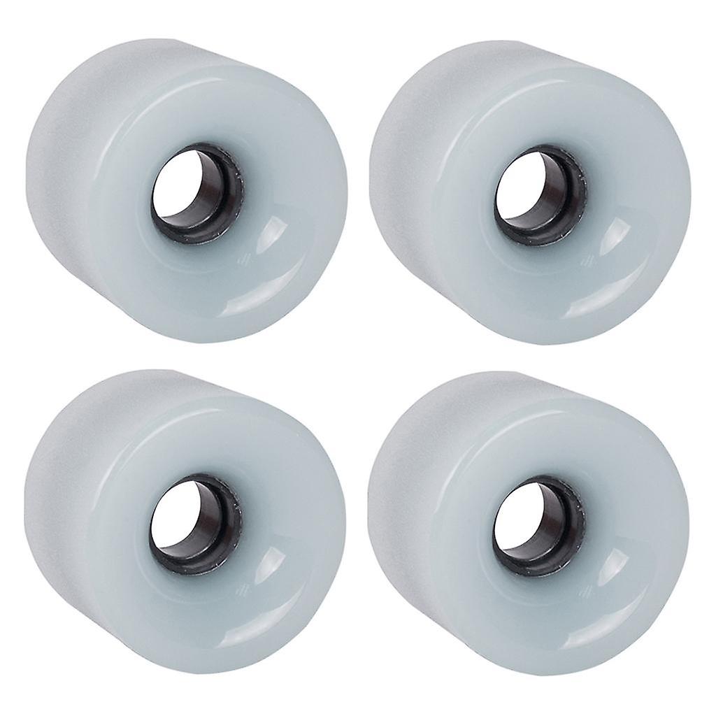 4x 78A Skateboard Hjul Longboard Roller Vedligeholdelse Dele 70x51mm Grå