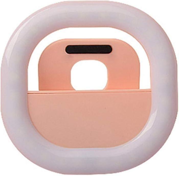 Led Selfie Ring Light Lighting Ring Flashes (color : Pink)