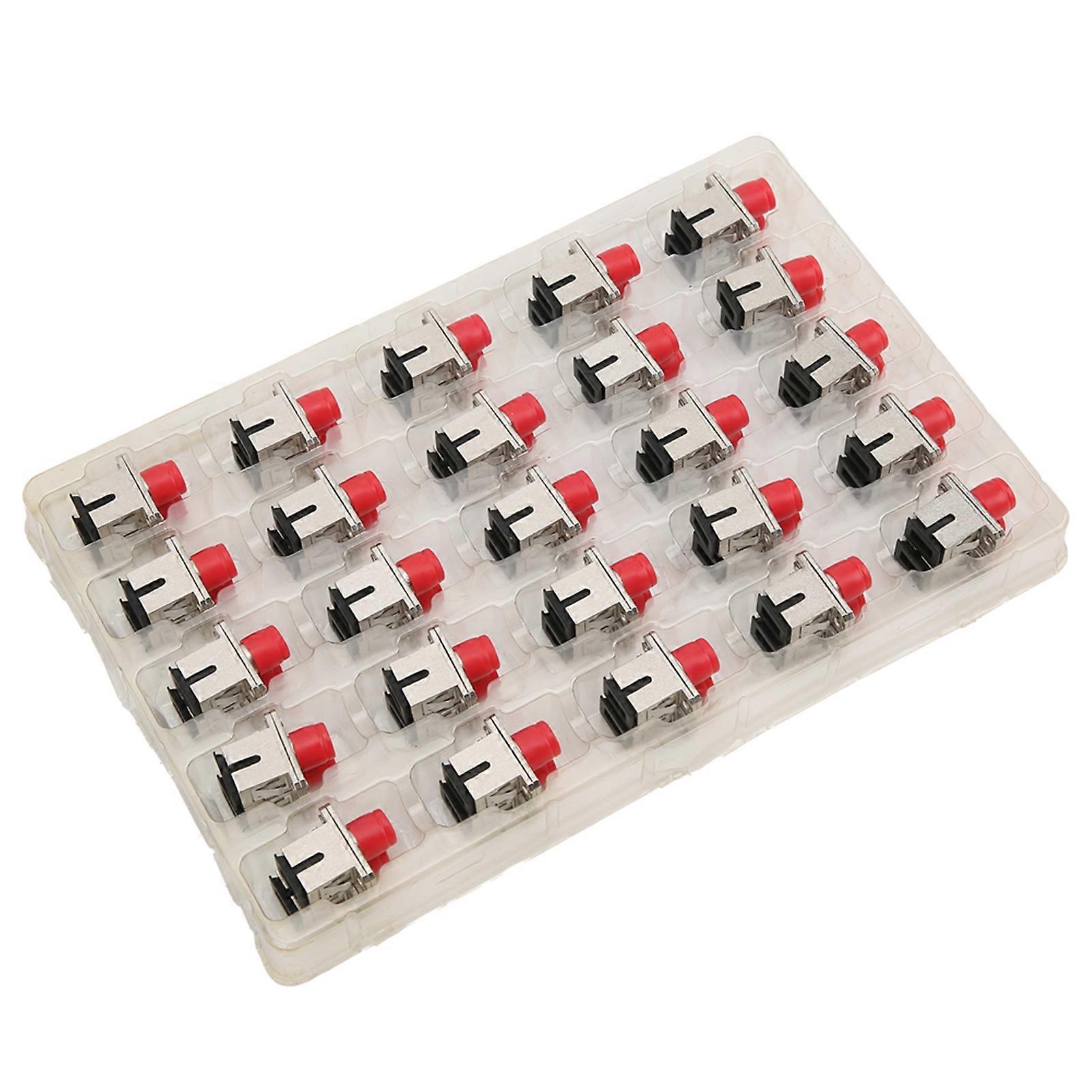 50Pcs Glasfaserkoppler SCFC UPC Metall Simplex Steckverbinder Adapter Industrielle Verbrauchsmaterialien