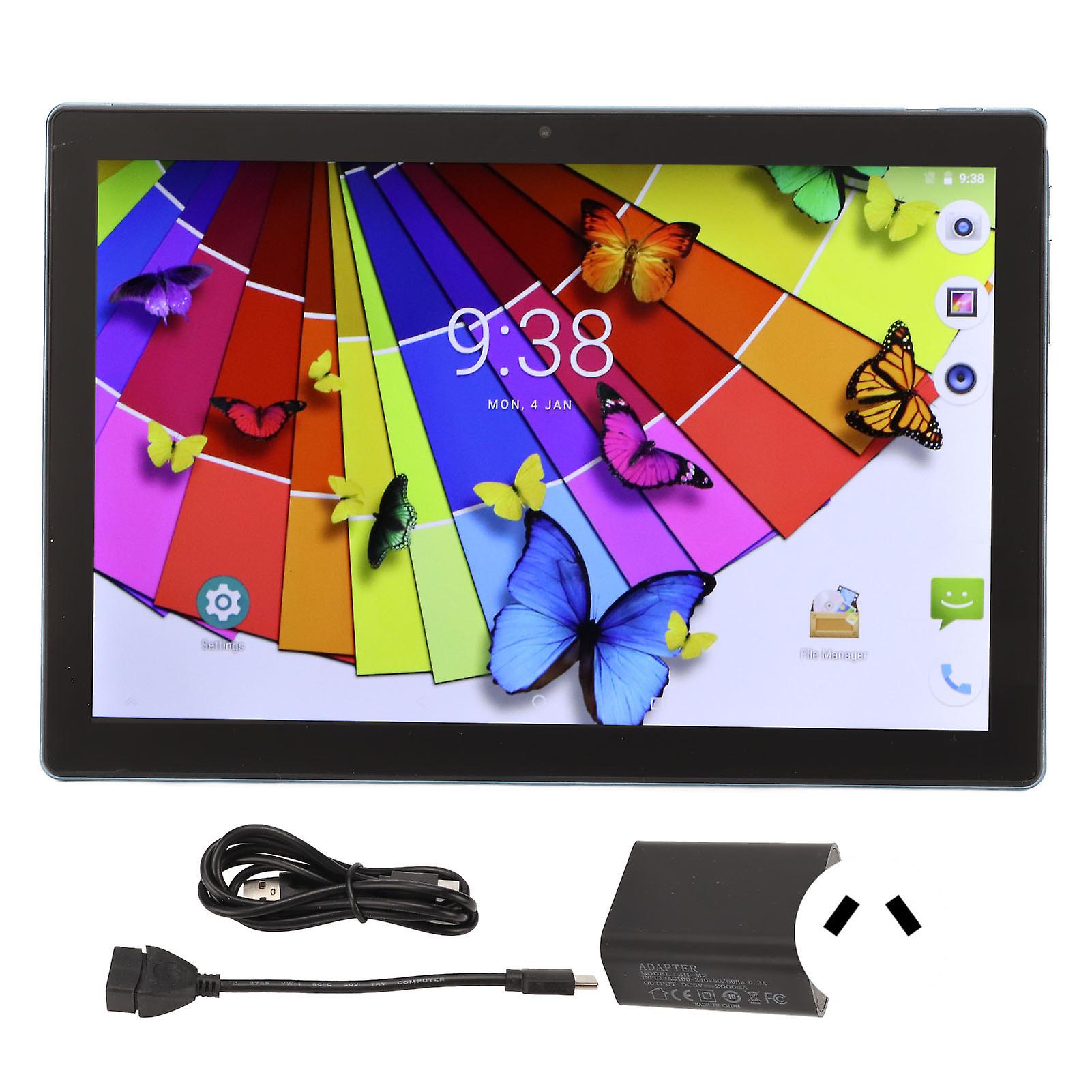 10.1 inch Tablet, 4G Network Calling, Android 10, 5G, Wi-Fi, Type C, Rechargeable, 8GB RAM, 256GB ROM, Octa Core, Blue