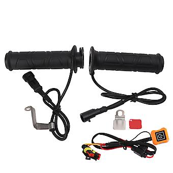 22 mm universelle Heizgriffe einstellbare 3-stufige Temperaturregelung Elektrische Heizgriffe Gelb Einfache Installation Langlebiges Design