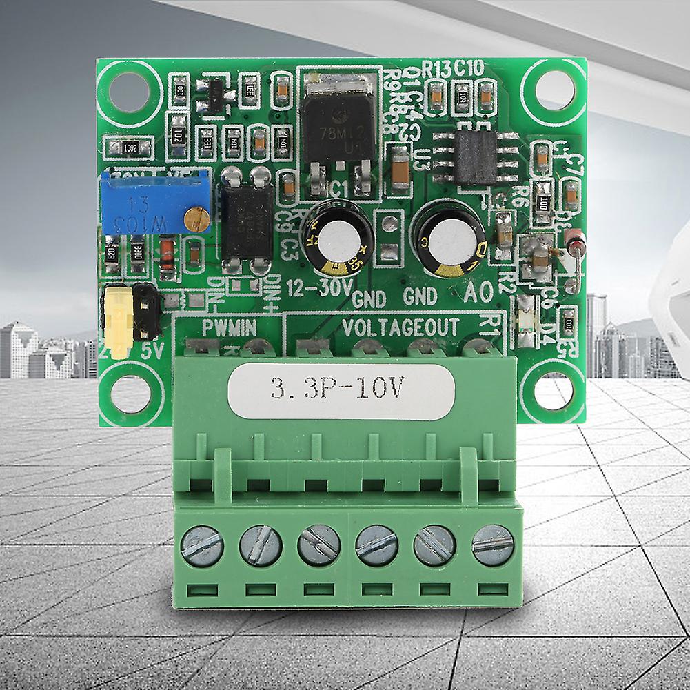 3.3V PWM to 0-10V DAC Converter Module 3.3P-5V for PLC Control