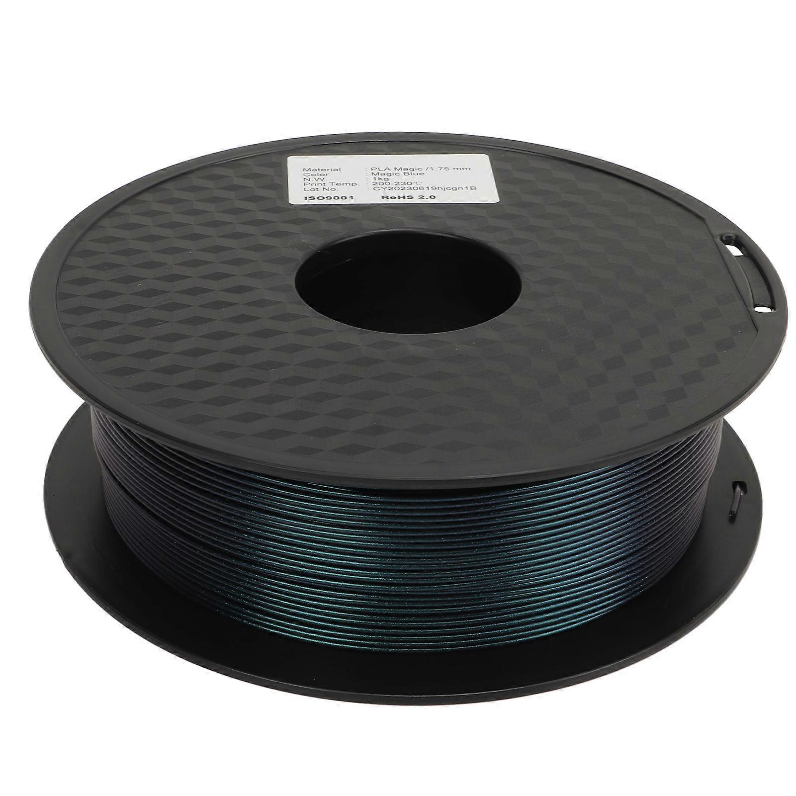 3D Printer PLA Filament Waterproof High Transparency Glossiness Printer Filament Blue 1.75mm