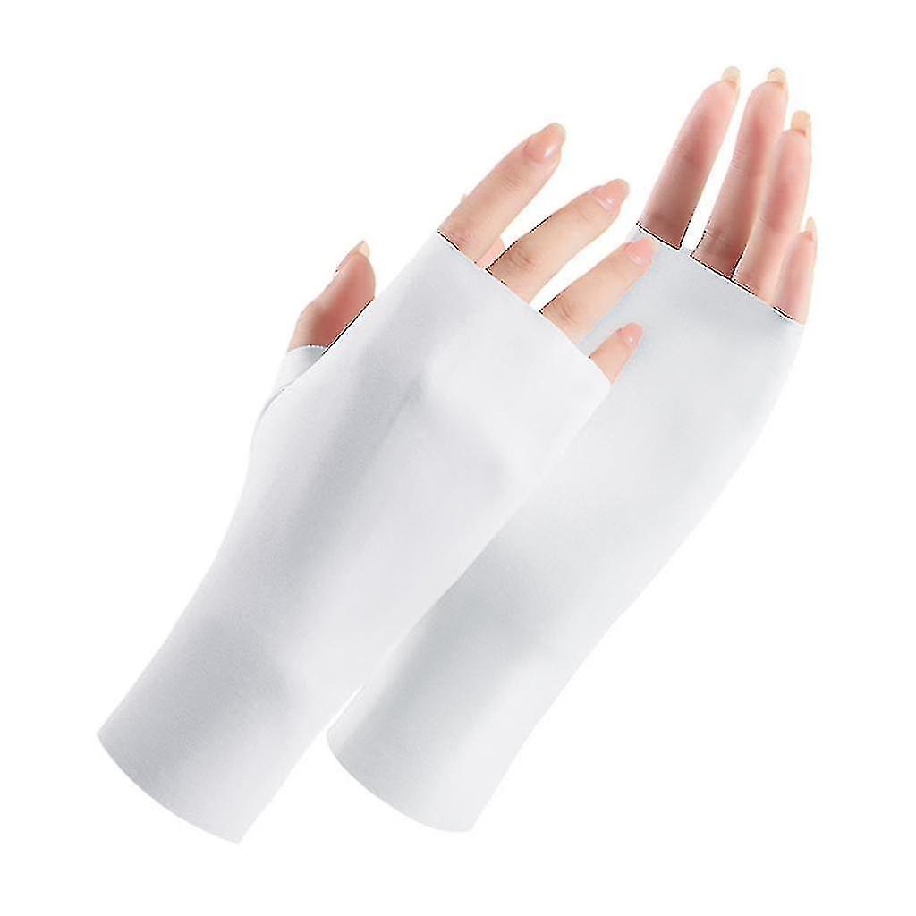 Luvas de proteção uv luvas de escudo uv mulheres luvas sem dedos luvas de condução-yuyu