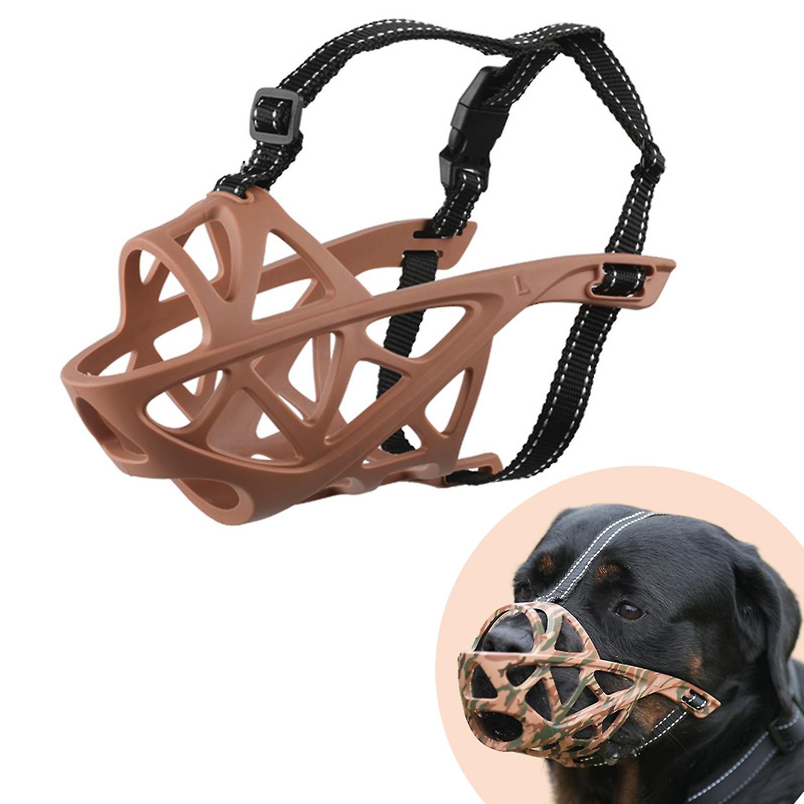 Dog Basket Muzzles For Small Medium Large Dogs Allows Drinking Panting Feeding, Adjustable Heavy Duty Dog Mouth Guard-hy