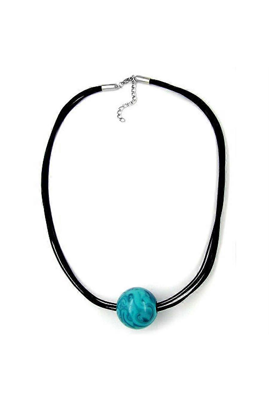 Necklace Bead 37mm Turquoise - Gl06020