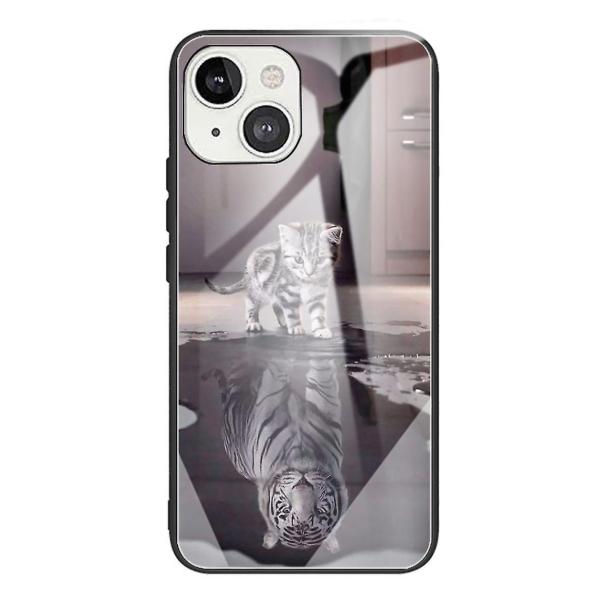 Glass Protective Case For Iphone 13 Pro Max Cat