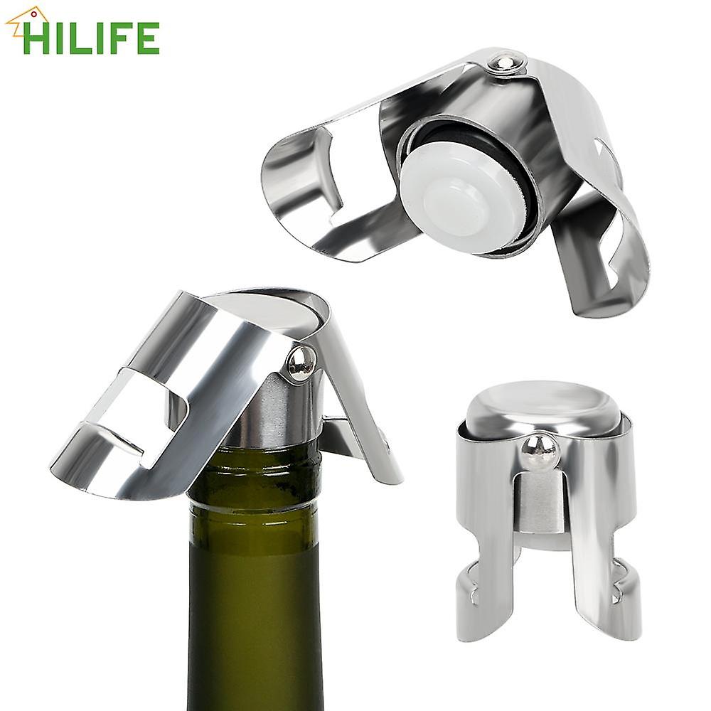 ワインボトルストッパーワインビールボトルコルク栓ステンレス鋼シャンパンスパークリングストッパーバーツール