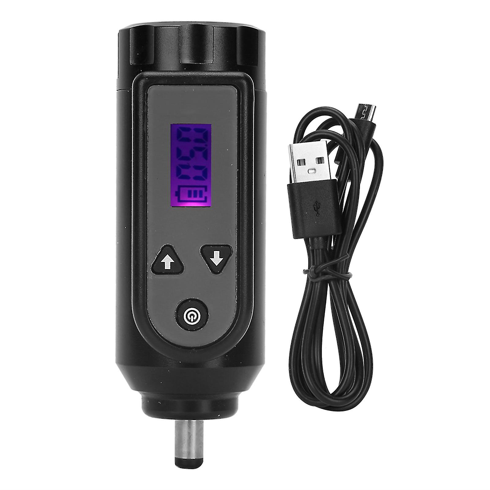 Wireless Tattoo Power Supply Lcd Display With Large Capacity Battery