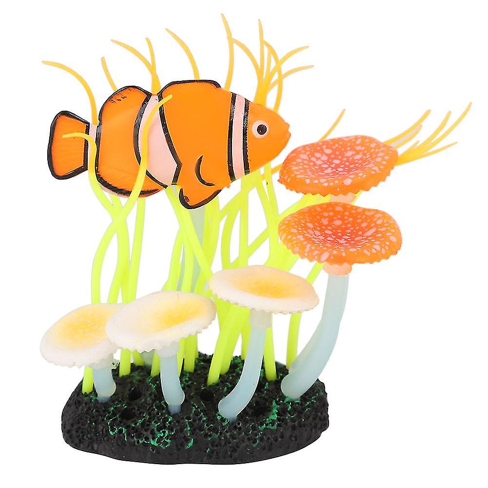 for Aquarium Fish Tank - Artificial, Orange