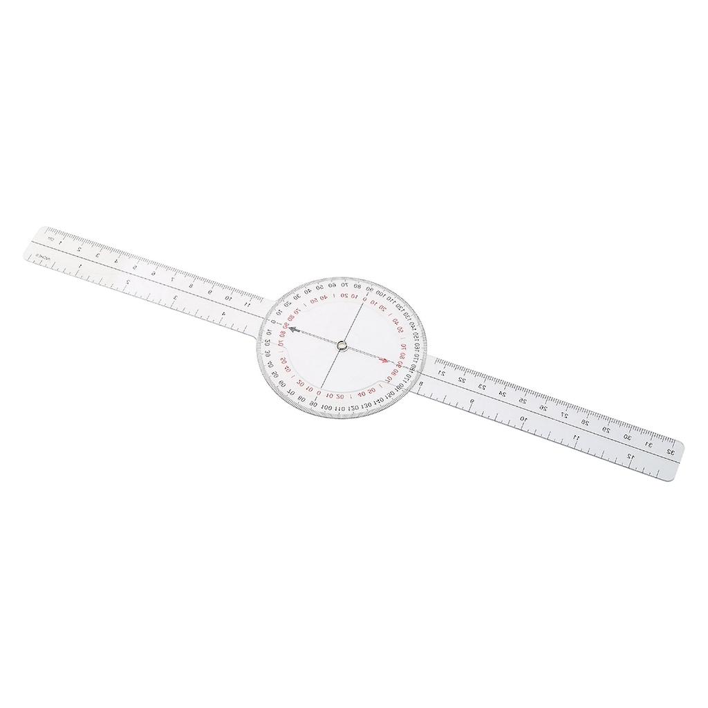 Goniometer Transparent Orthopedic Angle Ruler Plastic Goniometer 360 Degree
