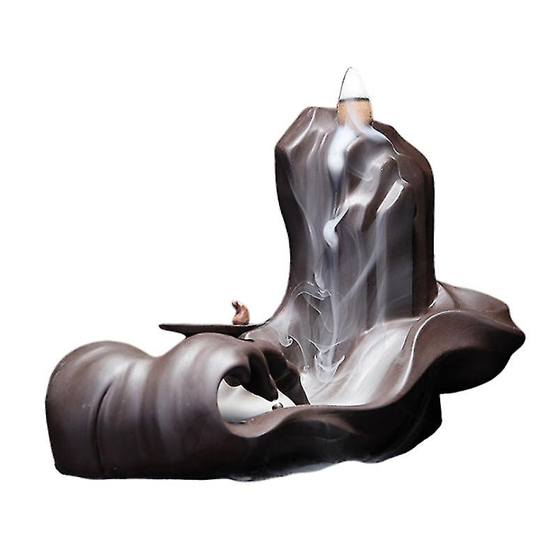 1 قطع التدفق الخلفي البخور الموقد لمقهى المنزل