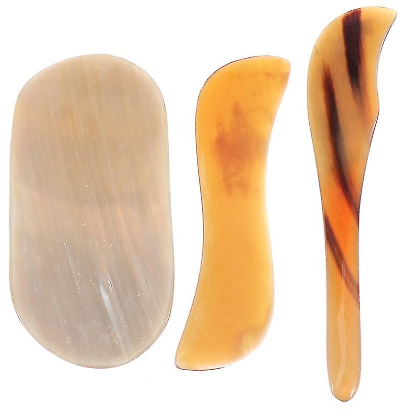 3 adet Gua Sha Tedavi Plakası