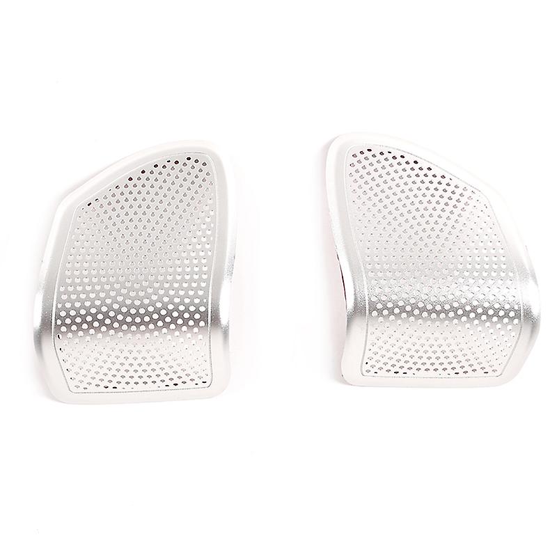 Defender Accessories Aluminum Alloy Car Inner Treble Speaker Net Cover Stickers For Land Rover Defender 110 20 Auto Accessories