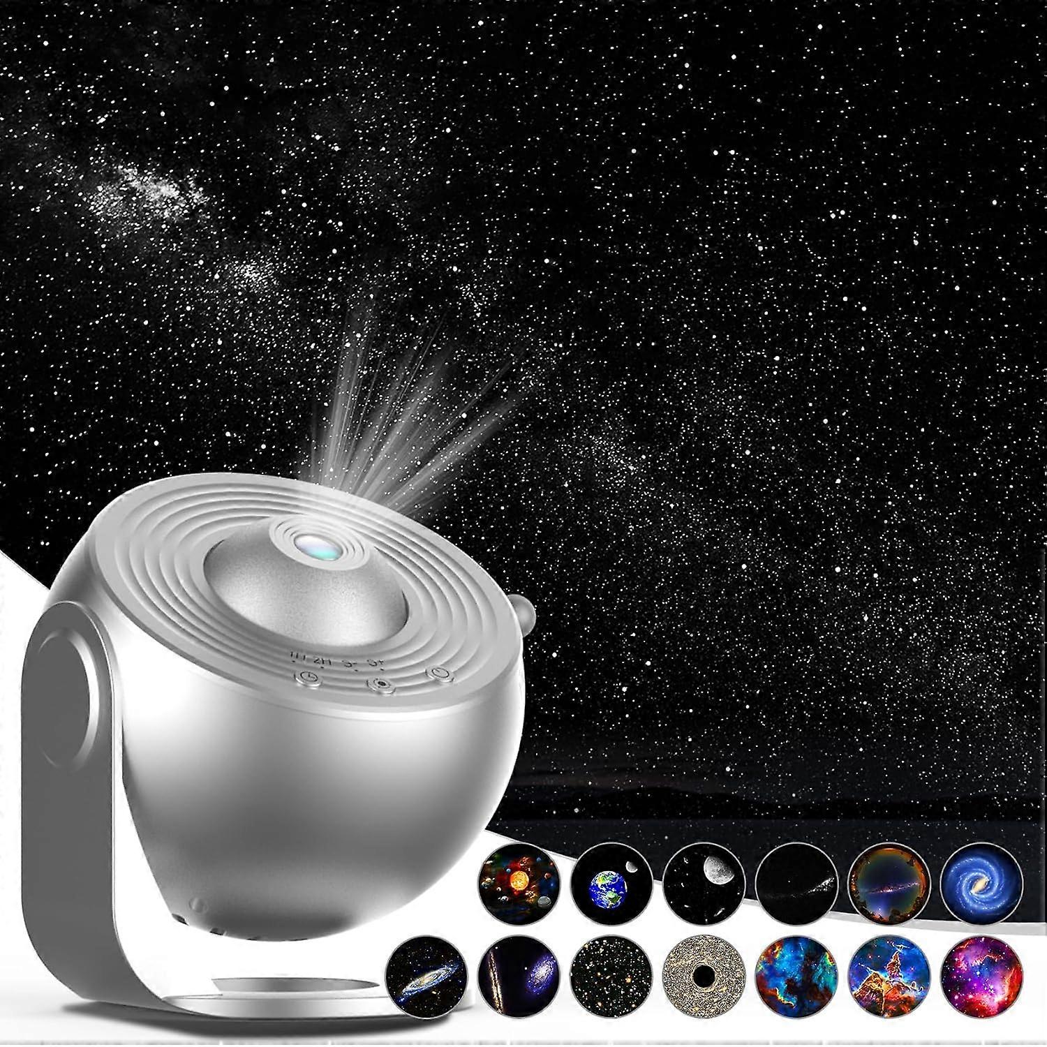 Star Projector HD Image Large Projection Area LED Lights for Bedroom Night Light,Planetarium Projector Galaxy Night Light Projector for Kids Include 4