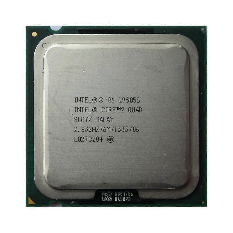Core 2 Quad Q9505S CPU - Socket 775 4 Cores 4 Threads 2.83GHz 6MB L2 Cache 65W TDP.