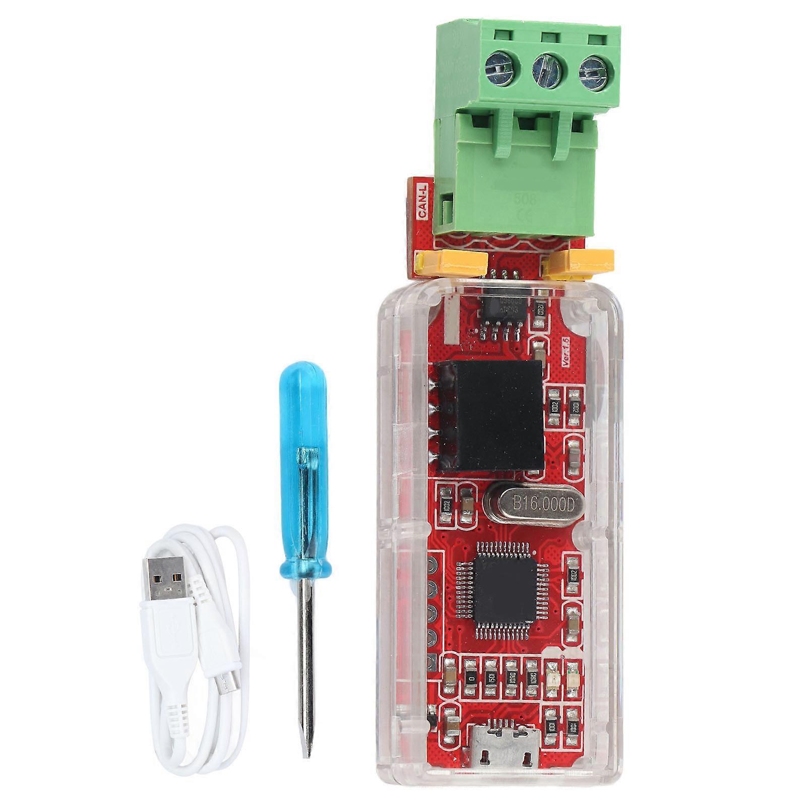 CAN Bus Analyzer USB Adapter 1 Channel 2 Isolation Electronic Component Equipment USBCANJ1939