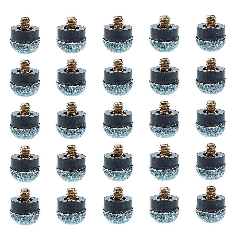 25 Stück Ersatz Billard-Queue-Spitzen Praktische Queue-Stick-Spitzen Schraub-Queue-Stick-Spitzen Billardzubehör Blau