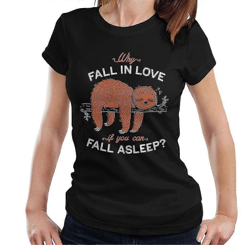 Fall Asleep Sloth Dames T-shirt