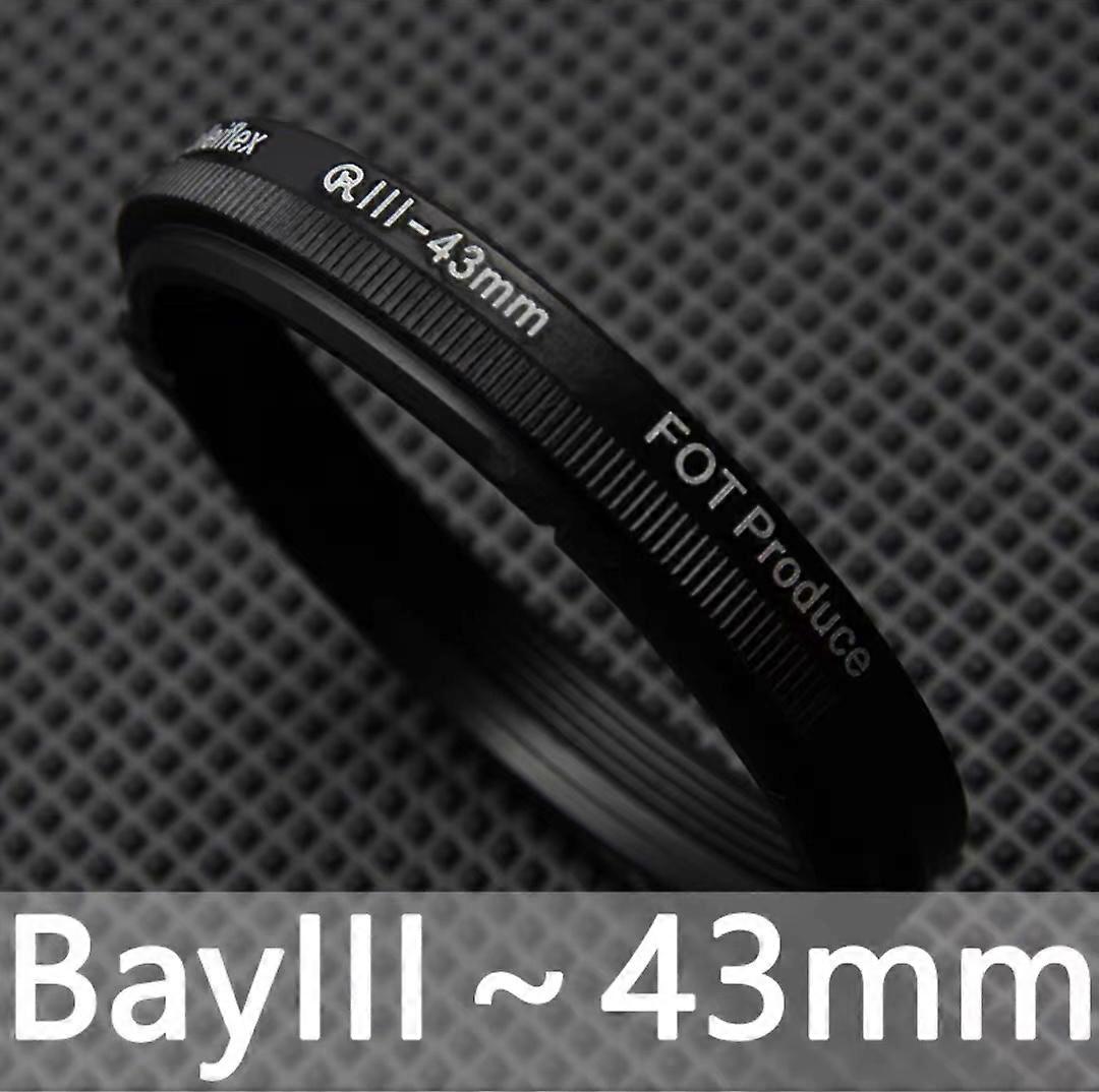 Dla Rollei 37 C1p7 Bay1 2 3 Bayii Bayiii Bay B2 B3 Metalowy klosz obiektywu Kaptur Obiektyw Screw Protector Camera Rolleiflex Cover Filter Bay