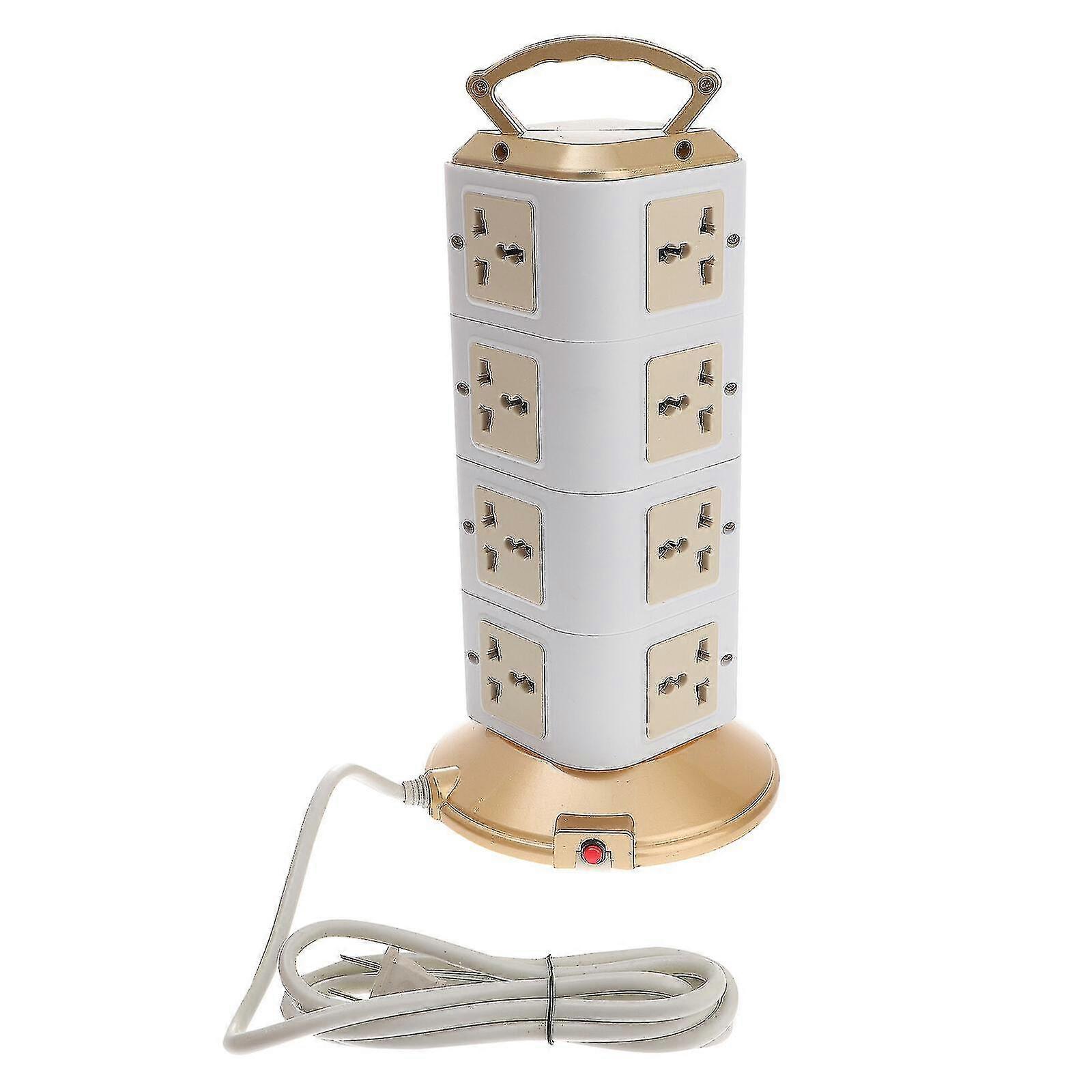 Tower Power Strip Vertical Multi Sockets Universal Outlets Plug Socket With Usb Ports (us Plug)