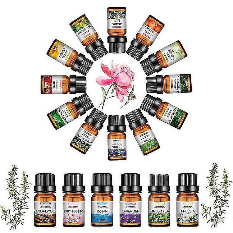 Vattenlöslig aromaterapi eterisk oljefuktare Parfym 10ml