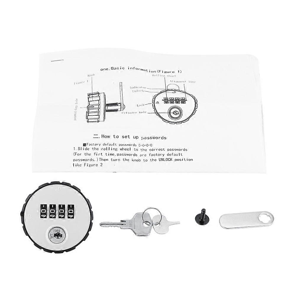 Digital Zinc Alloy Code Combination Cam Cabinet Convenient Password Safe Lock With Keys 20mm